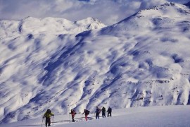 Splitboarding in Livigno with Aline Bock